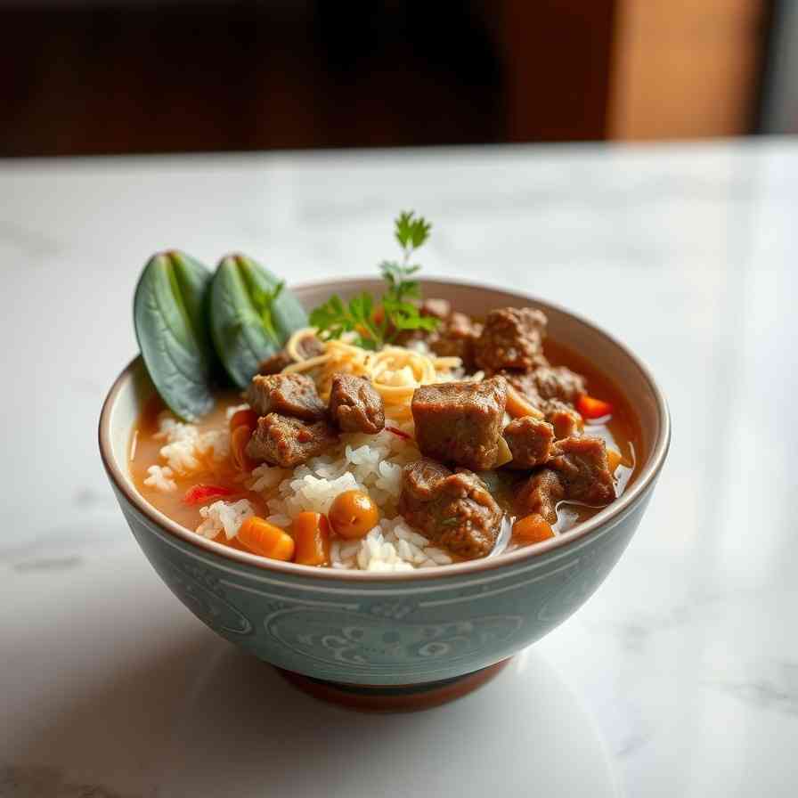 Easy Beef & Rice Recipes - Bubur Lambuk